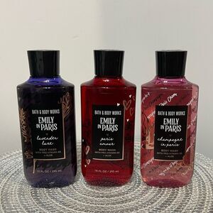 BBW Emily in Paris Body Wash set of 3 NWT